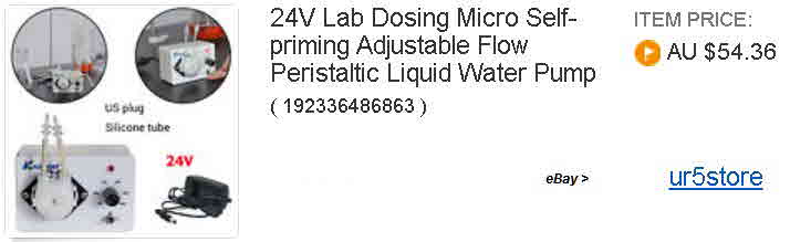 24V Lab Dosing Micro Self-priming Adjustable Flow Peristaltic Liquid Water Pump