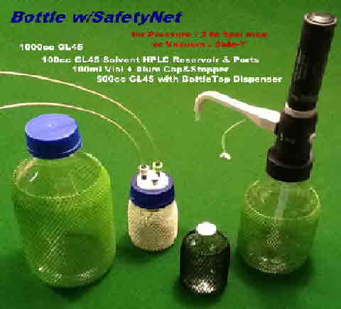 Bottle_SafetyNet, Liquid Dispenser, GL-45 Bottle