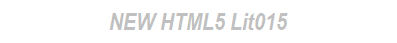 NEW HTML5 Lit015